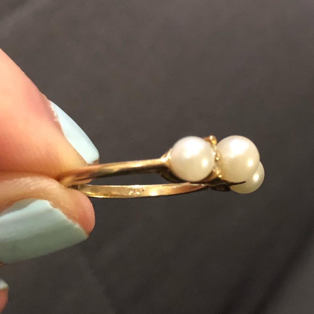 Plumb Gold 14k Antique Ring Sz 6 View 6